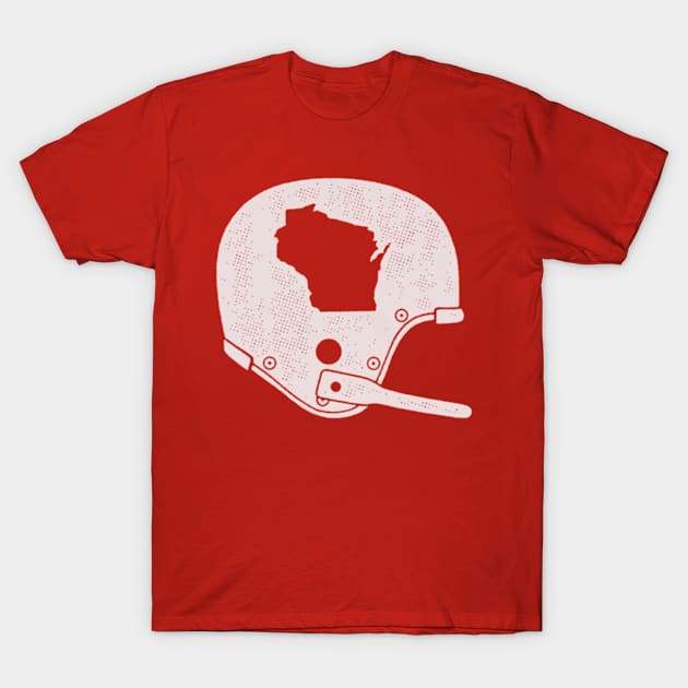 Wisconsin helmet T-Shirt by jordan5L